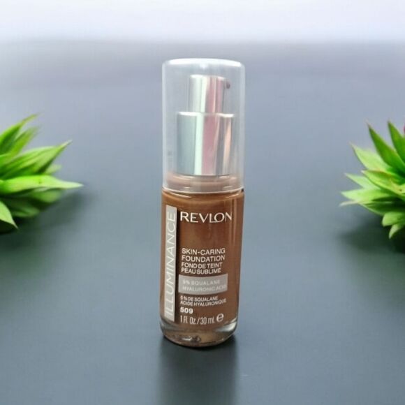 Revlon Illuminance Skin Caring Foundation 509 Sandlewood  Makeup Medium Coverage - Picture 1 of 14